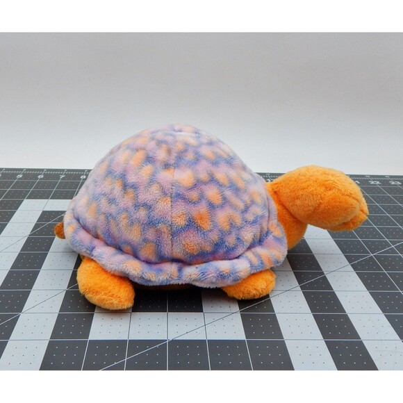 TY Pluffies Cruiser The Turtle Plush Pastel Orange 10 Inch Stuffed Animal Toy - Picture 4 of 12